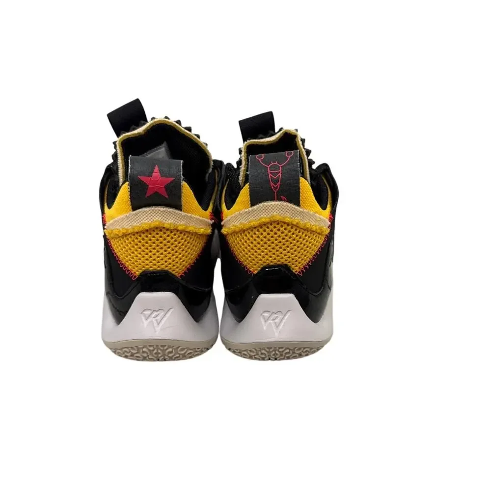 Air Jordan Shoes Why Not Zer0.2 SE Black Yellow Sneakers Size Youth 6.5